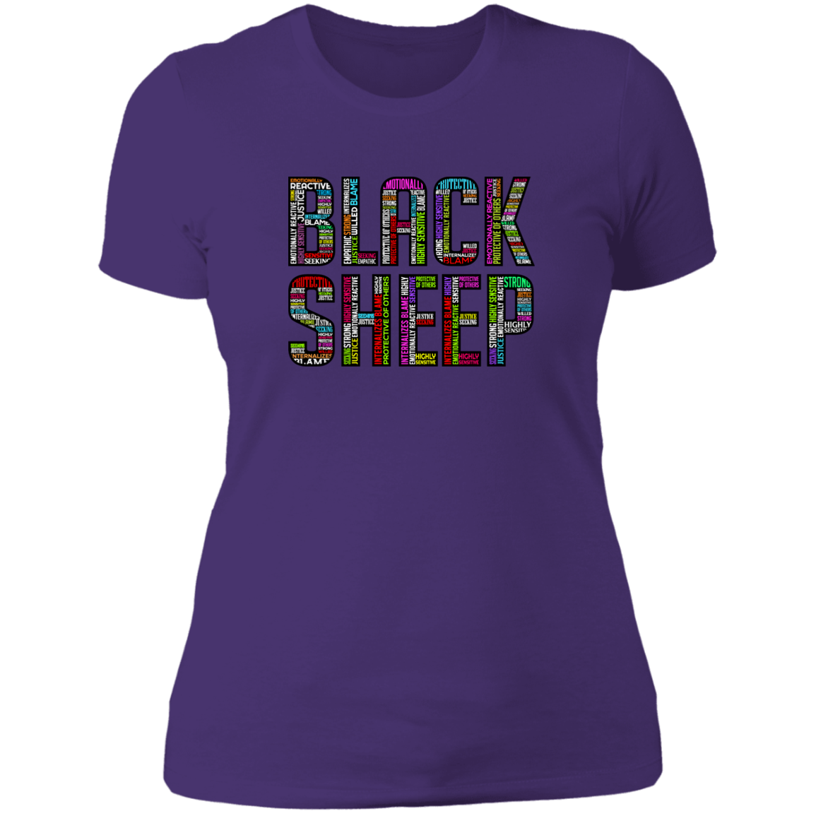 Black Sheep Attributes - NL3900 Ladies' Boyfriend T-Shirt
