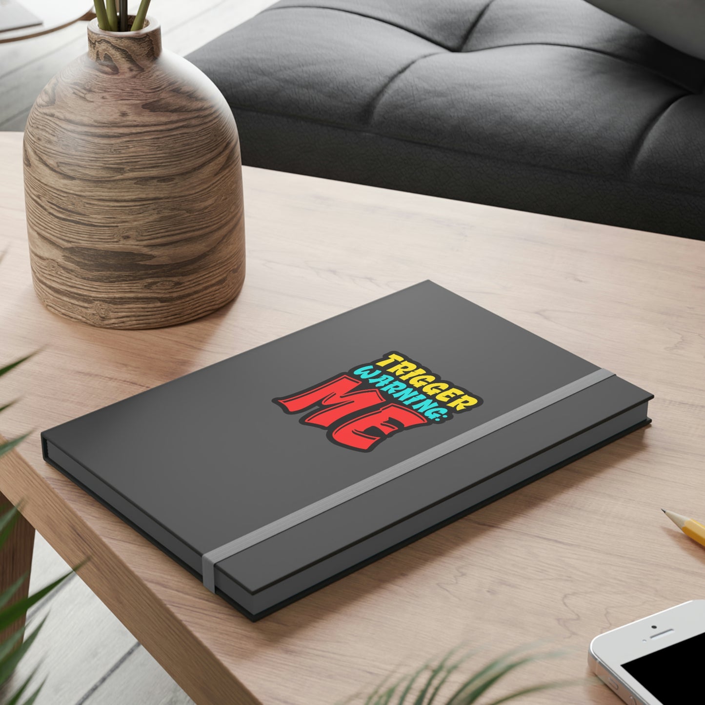 Trigger Warning - Color Contrast Notebook - Ruled