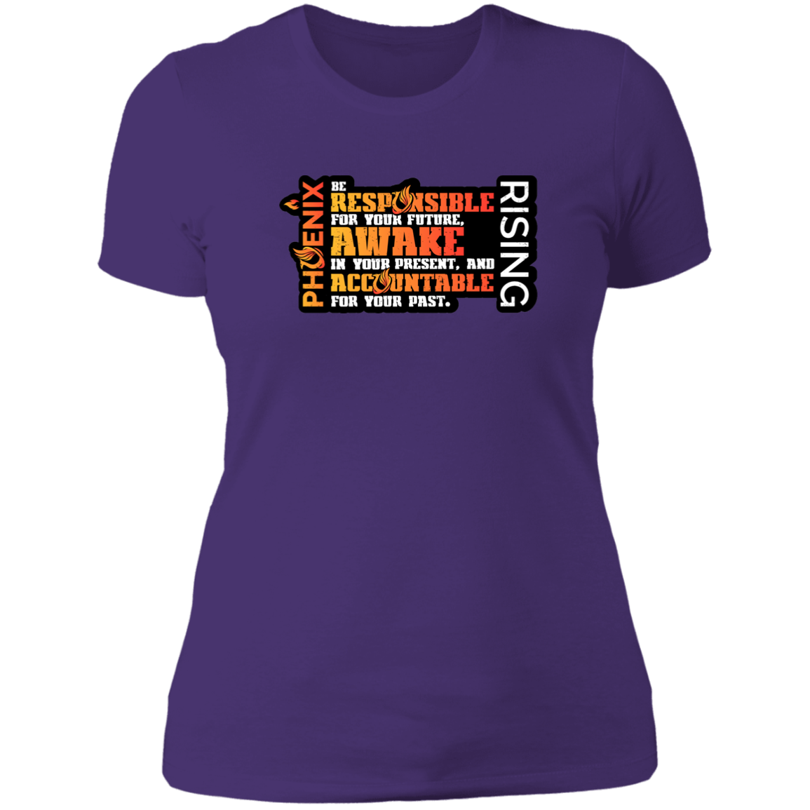 Responsible Awake Accountable - NL3900 Ladies' Boyfriend T-Shirt