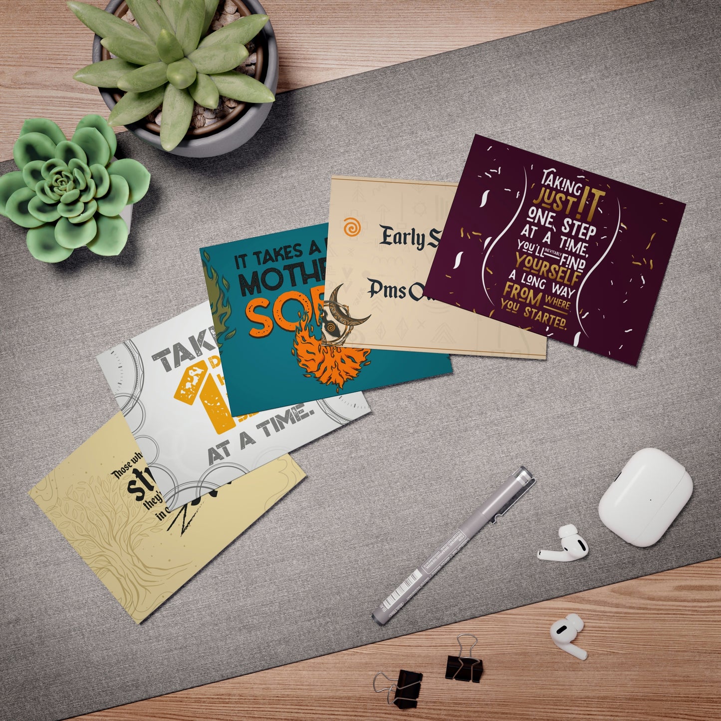Sobriety Pack - Multi-Design Greeting Cards (5-Pack)