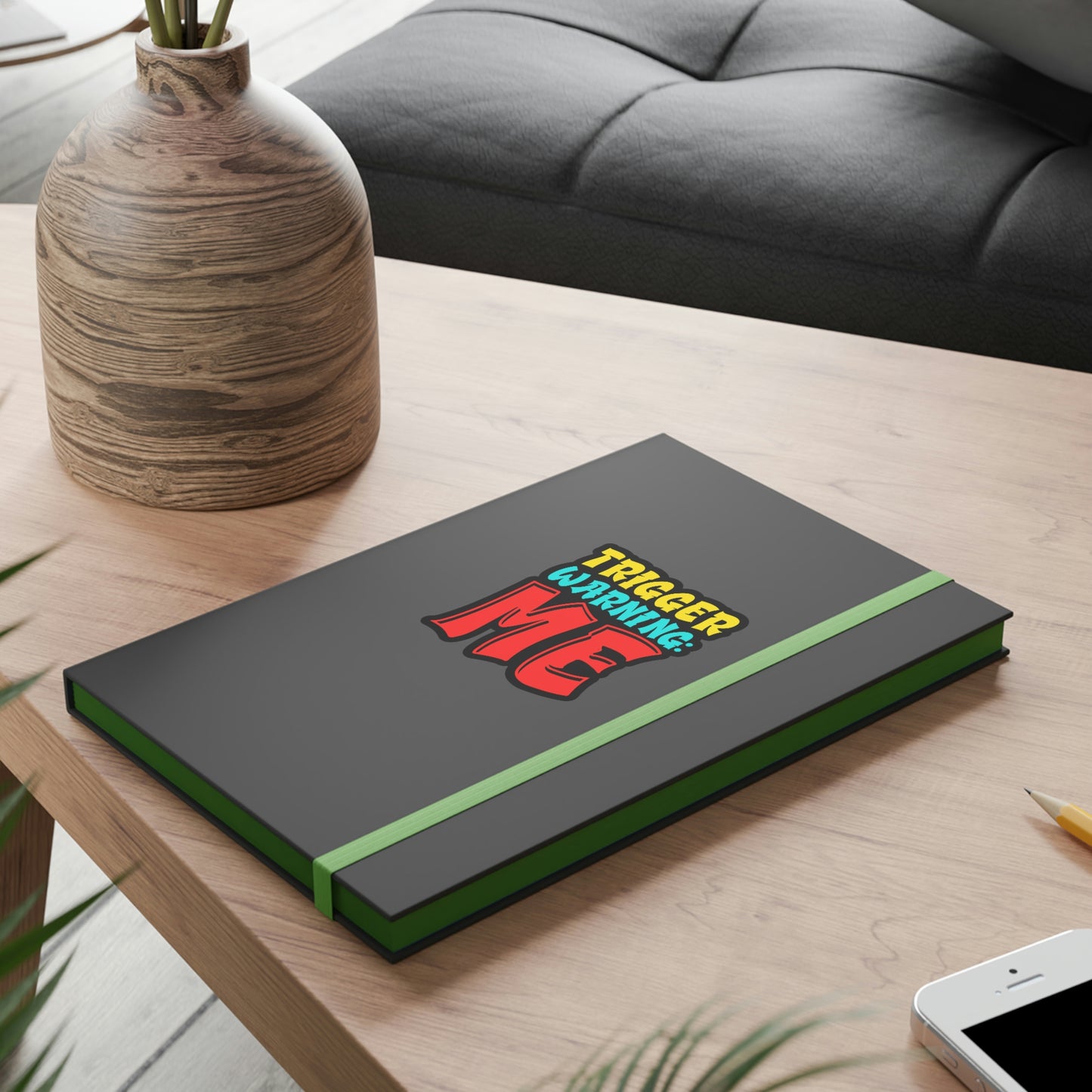 Trigger Warning - Color Contrast Notebook - Ruled