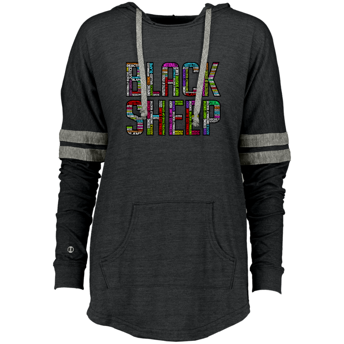 Black Sheep Attributes - 229390 Ladies Hooded Low Key Pullover