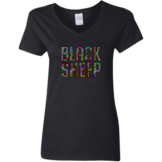 Black Sheep Attributes - G500VL Ladies' 5.3 oz. V-Neck T-Shirt