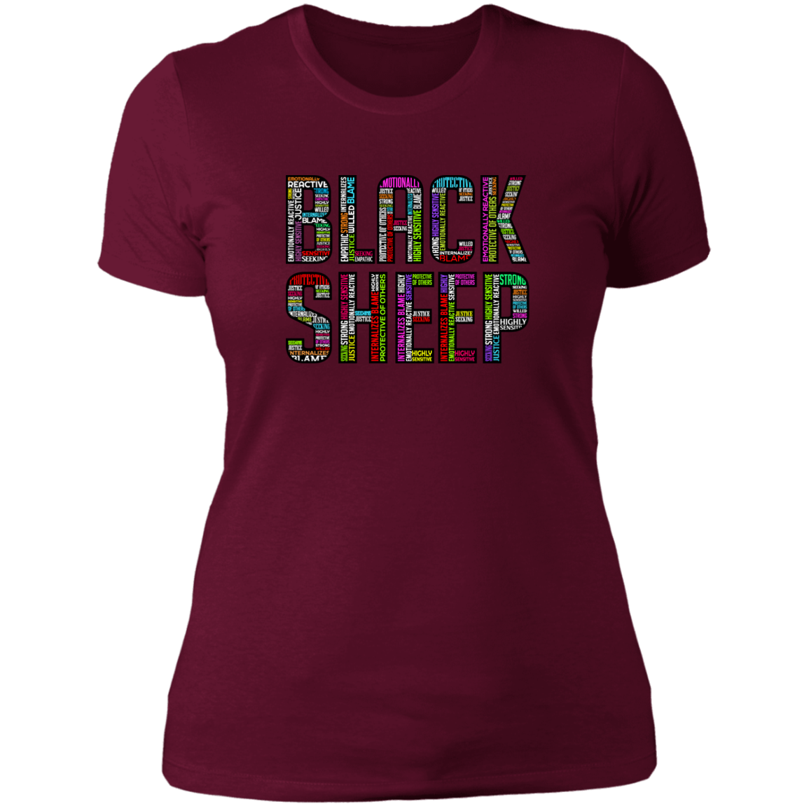 Black Sheep Attributes - NL3900 Ladies' Boyfriend T-Shirt