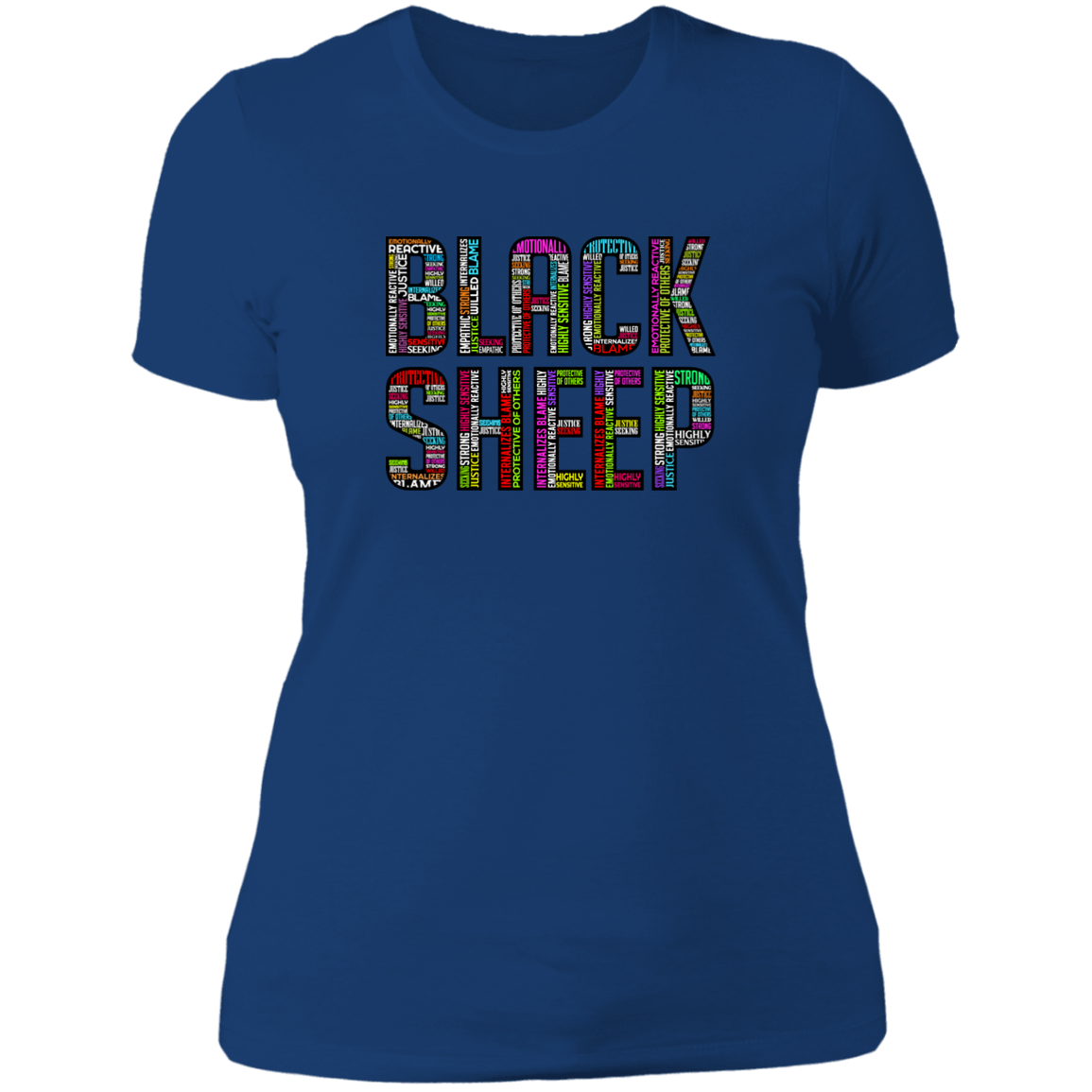 Black Sheep Attributes - NL3900 Ladies' Boyfriend T-Shirt