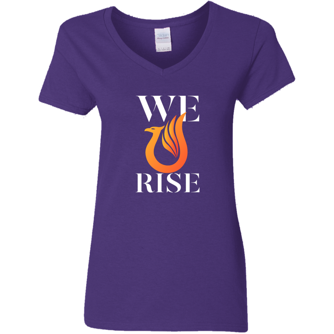 We Rise - G500VL Ladies' 5.3 oz. V-Neck T-Shirt
