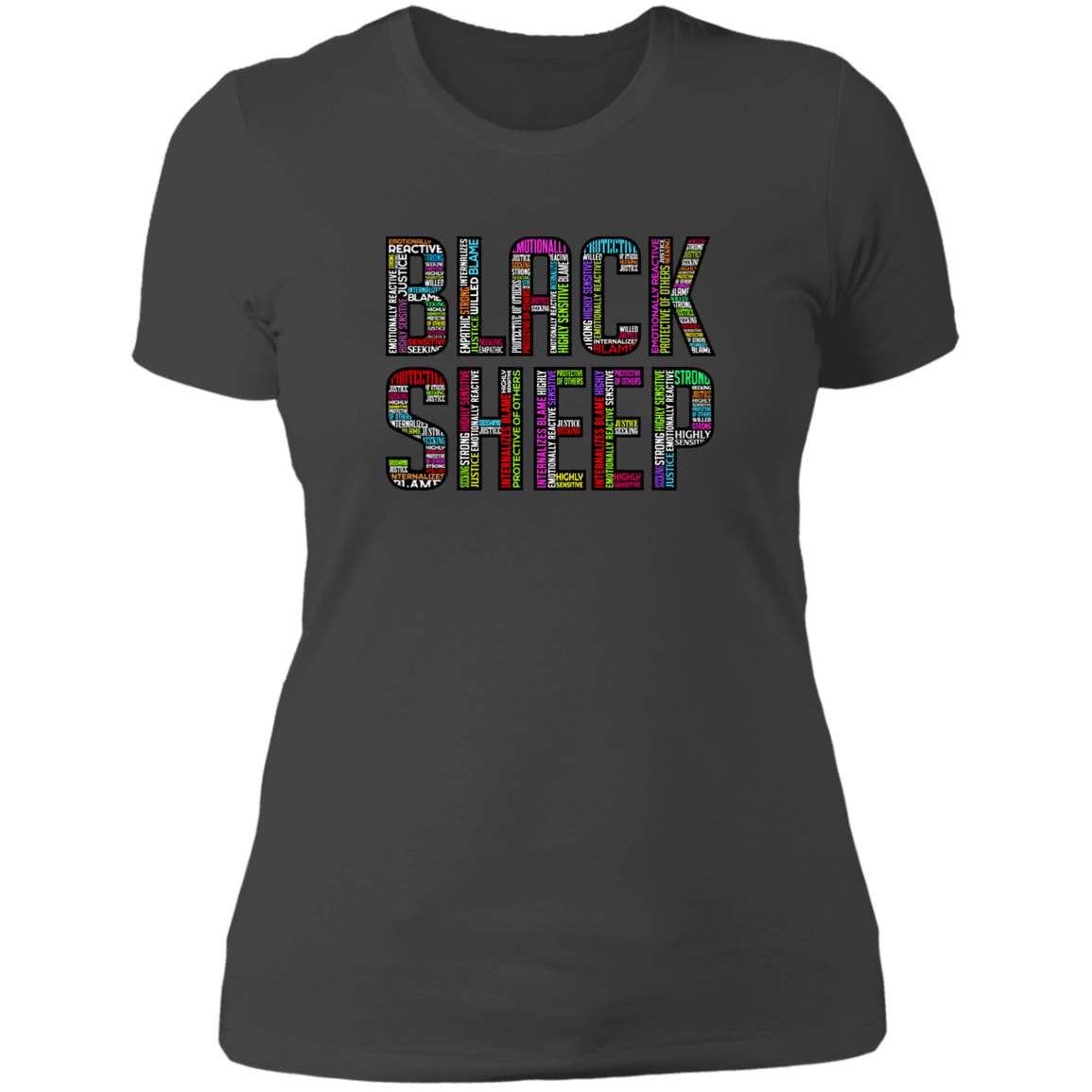 Black Sheep Attributes - NL3900 Ladies' Boyfriend T-Shirt