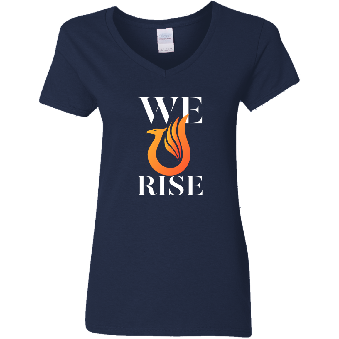 We Rise - G500VL Ladies' 5.3 oz. V-Neck T-Shirt