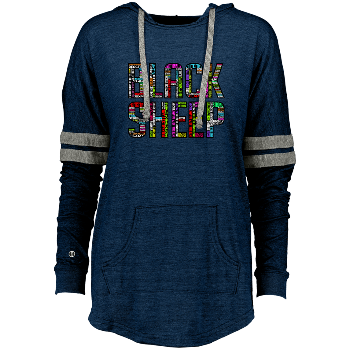 Black Sheep Attributes - 229390 Ladies Hooded Low Key Pullover