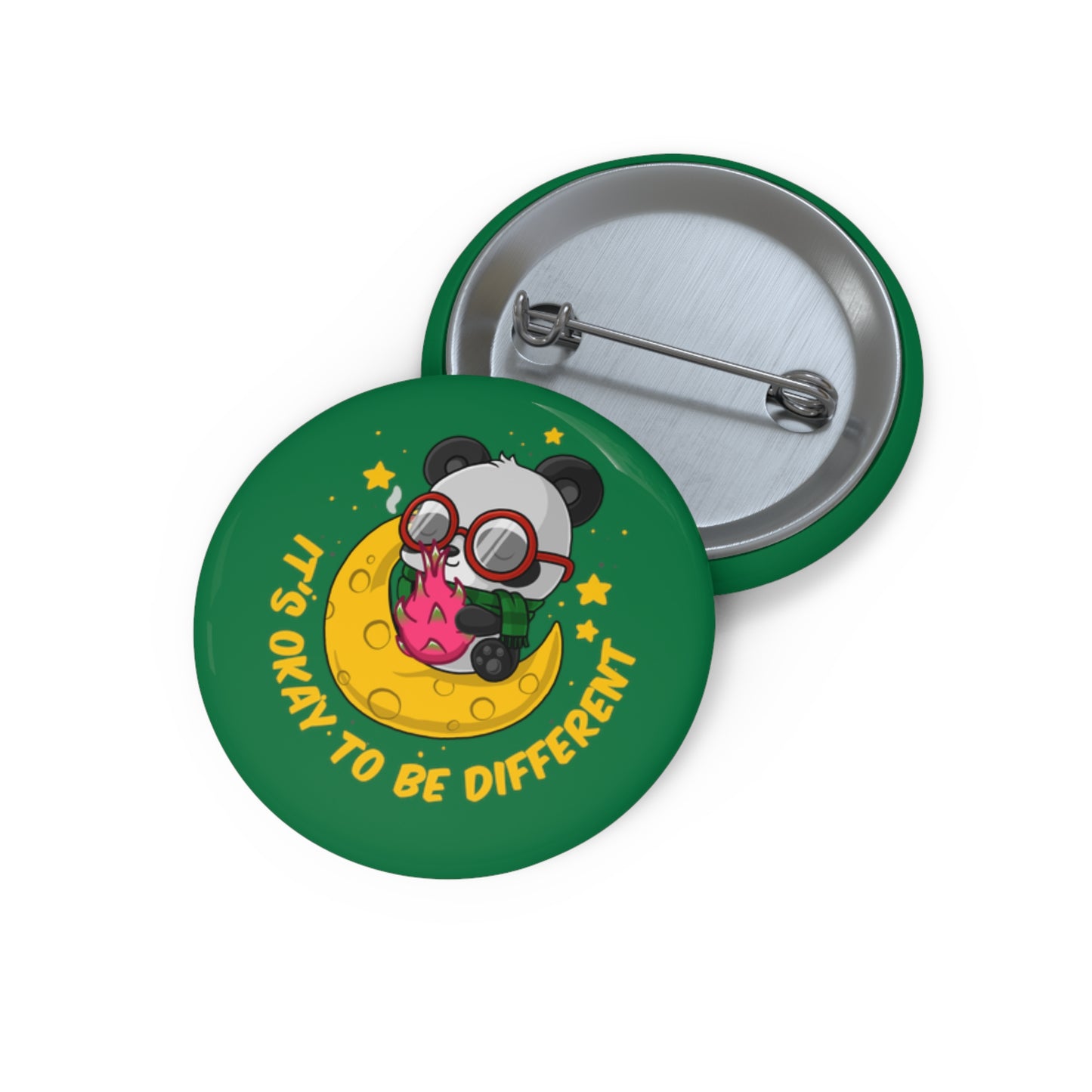 It's Okay To Be Different - Custom Pin Buttons