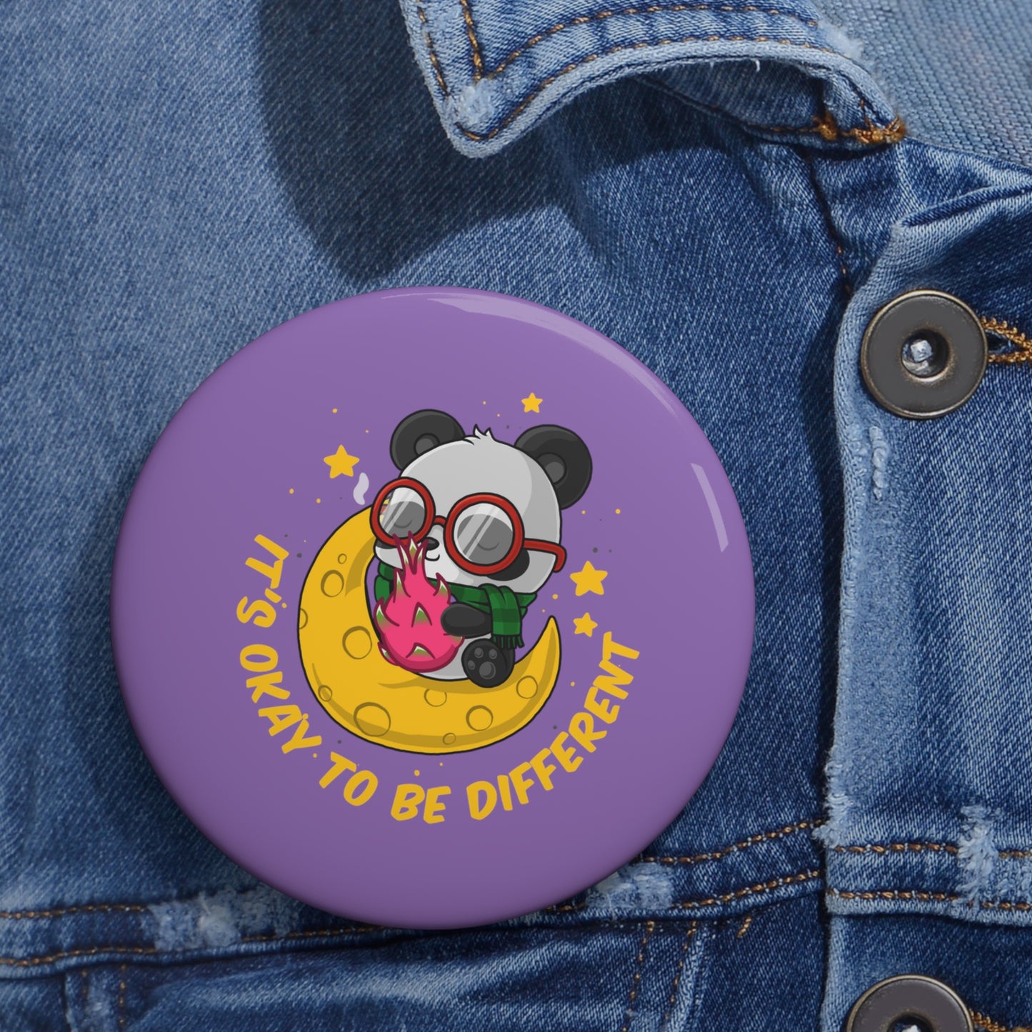 It's Okay To Be Different - Custom Pin Buttons