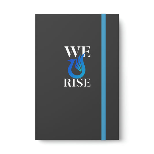 We Rise (Blue) - Color Contrast Notebook - Ruled