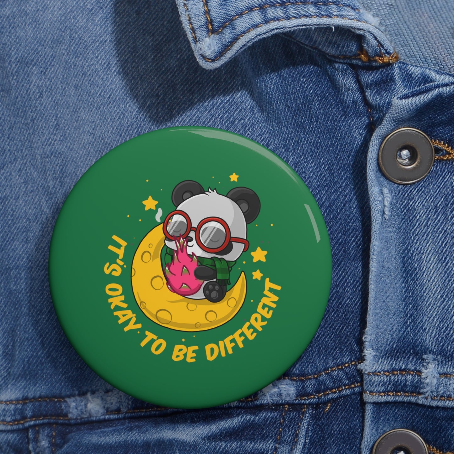 It's Okay To Be Different - Custom Pin Buttons