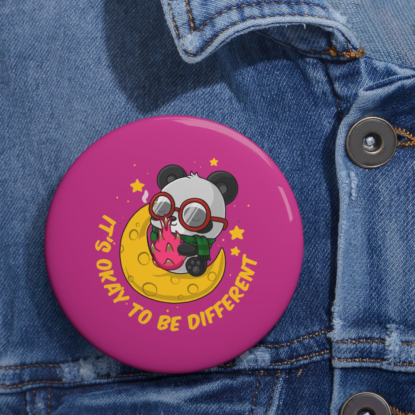 It's Okay To Be Different - Custom Pin Buttons