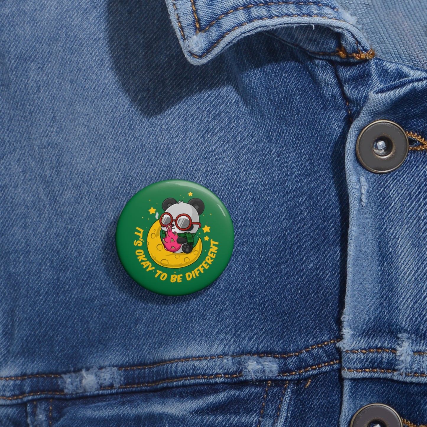 It's Okay To Be Different - Custom Pin Buttons