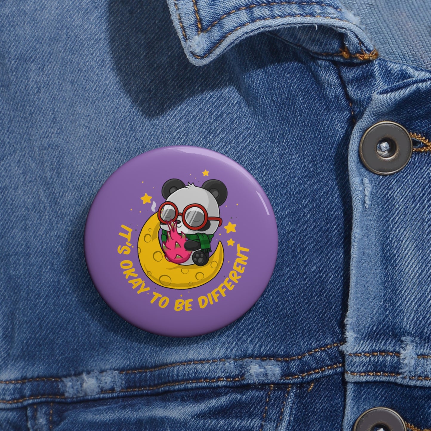 It's Okay To Be Different - Custom Pin Buttons