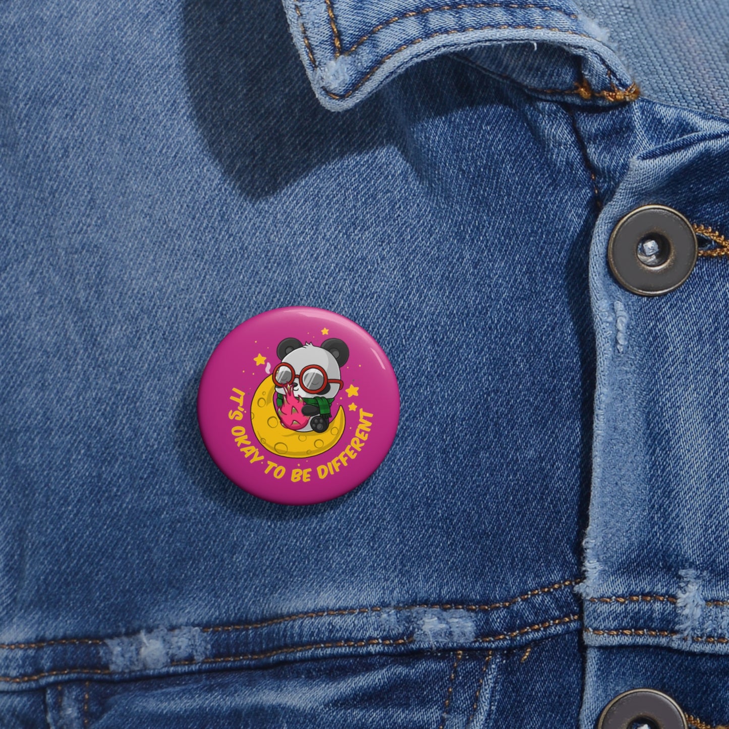 It's Okay To Be Different - Custom Pin Buttons