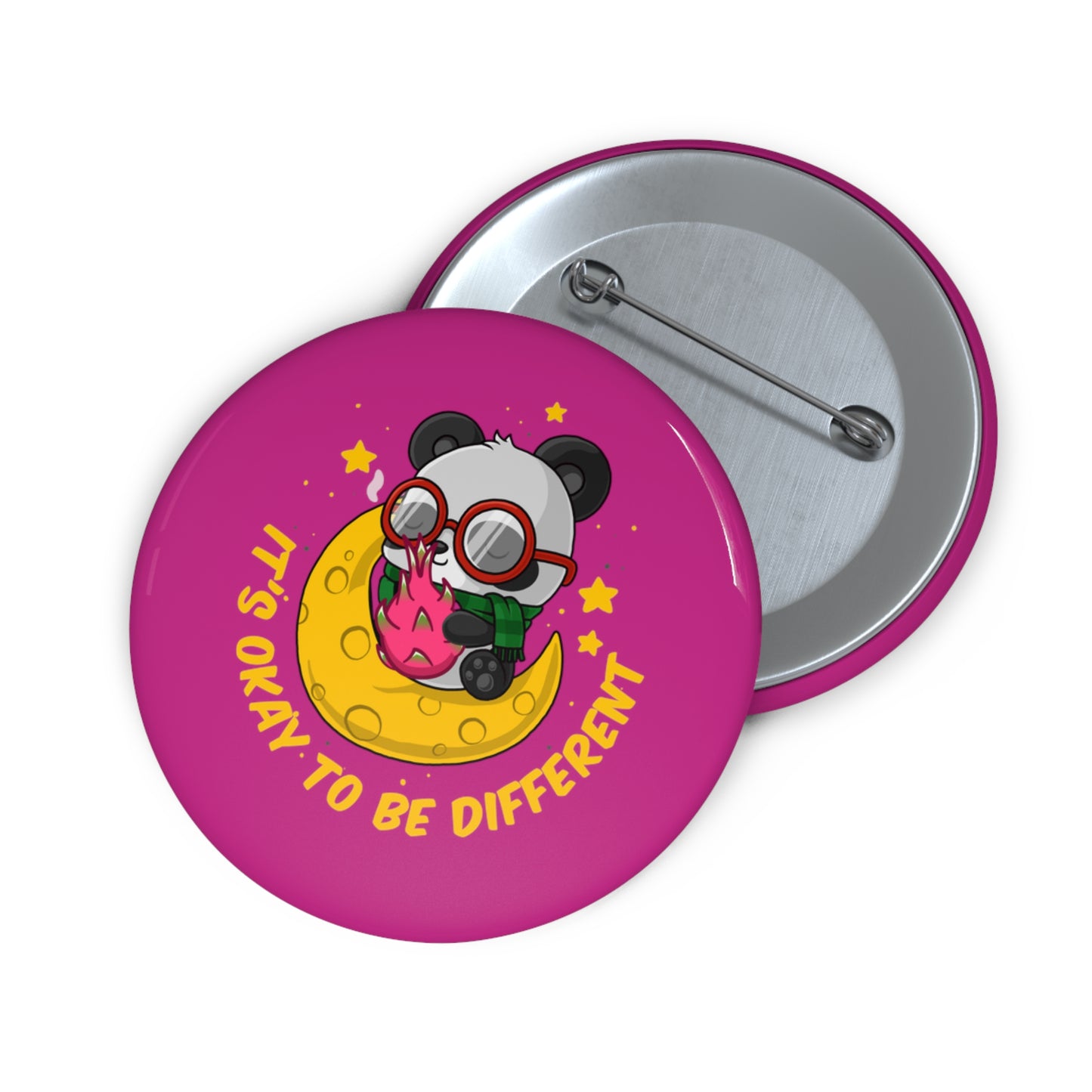 It's Okay To Be Different - Custom Pin Buttons