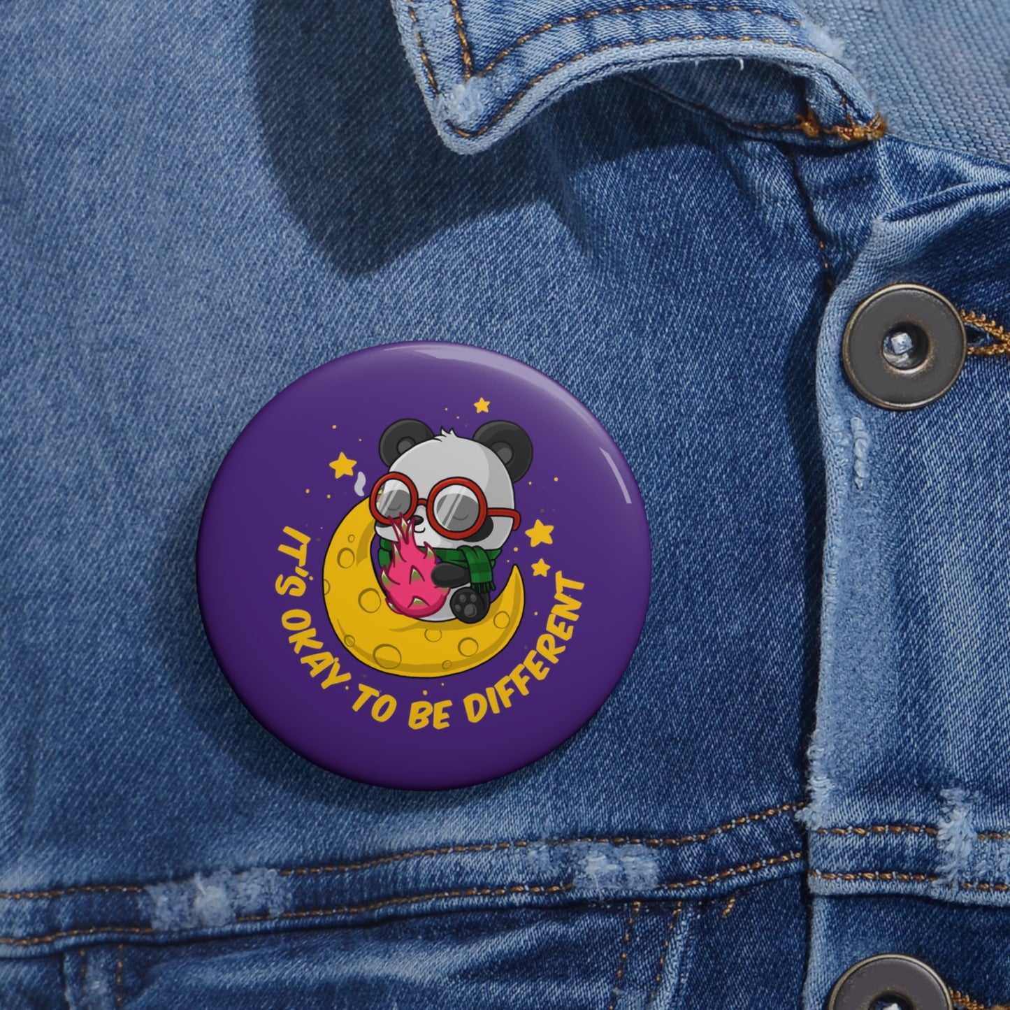 It's Okay To Be Different - Custom Pin Buttons