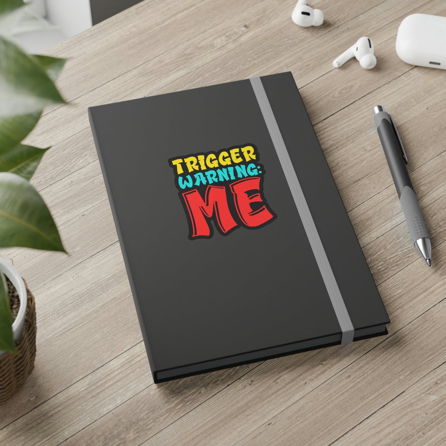 Trigger Warning - Color Contrast Notebook - Ruled