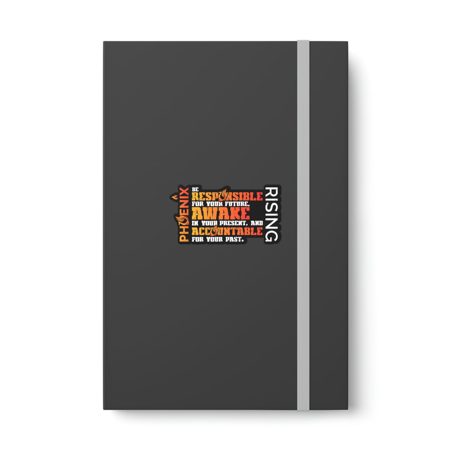 Responsible Awake Accountable - Color Contrast Notebook - Ruled