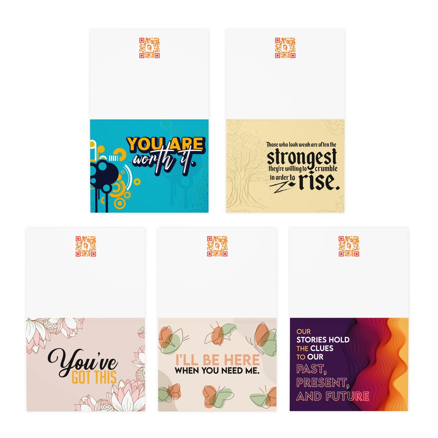 Healing Pack - Multi-Design Greeting Cards (5-Pack)