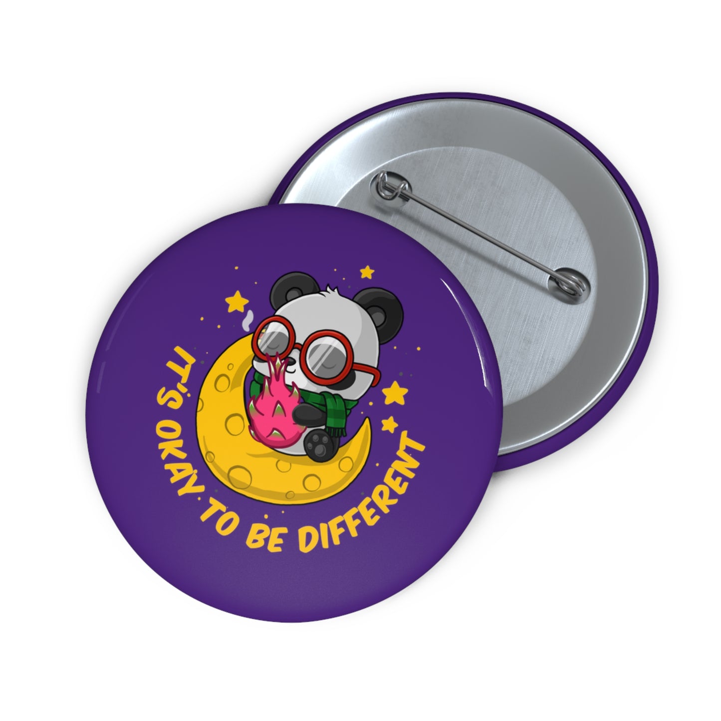 It's Okay To Be Different - Custom Pin Buttons