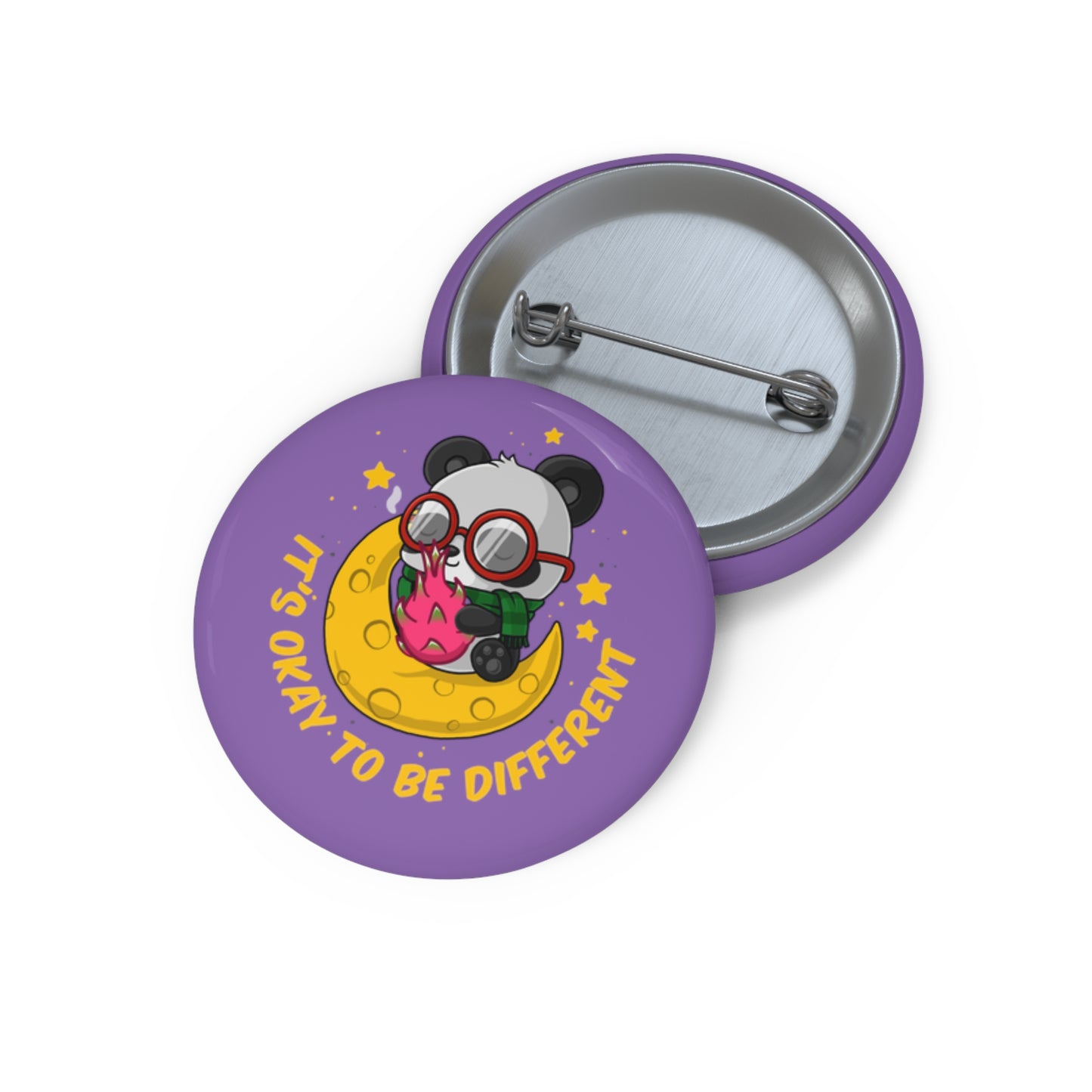 It's Okay To Be Different - Custom Pin Buttons