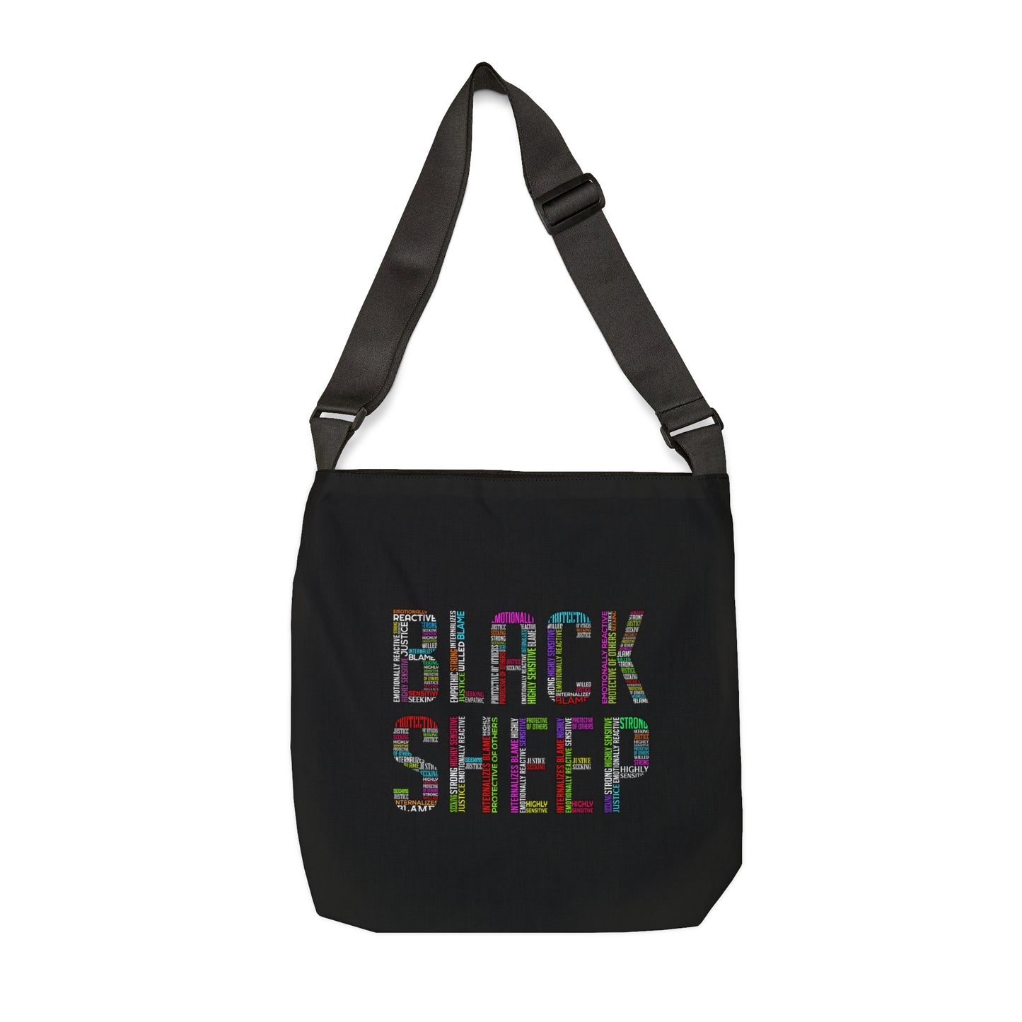 Black Sheep Attributes - Adjustable Tote Bag (AOP)