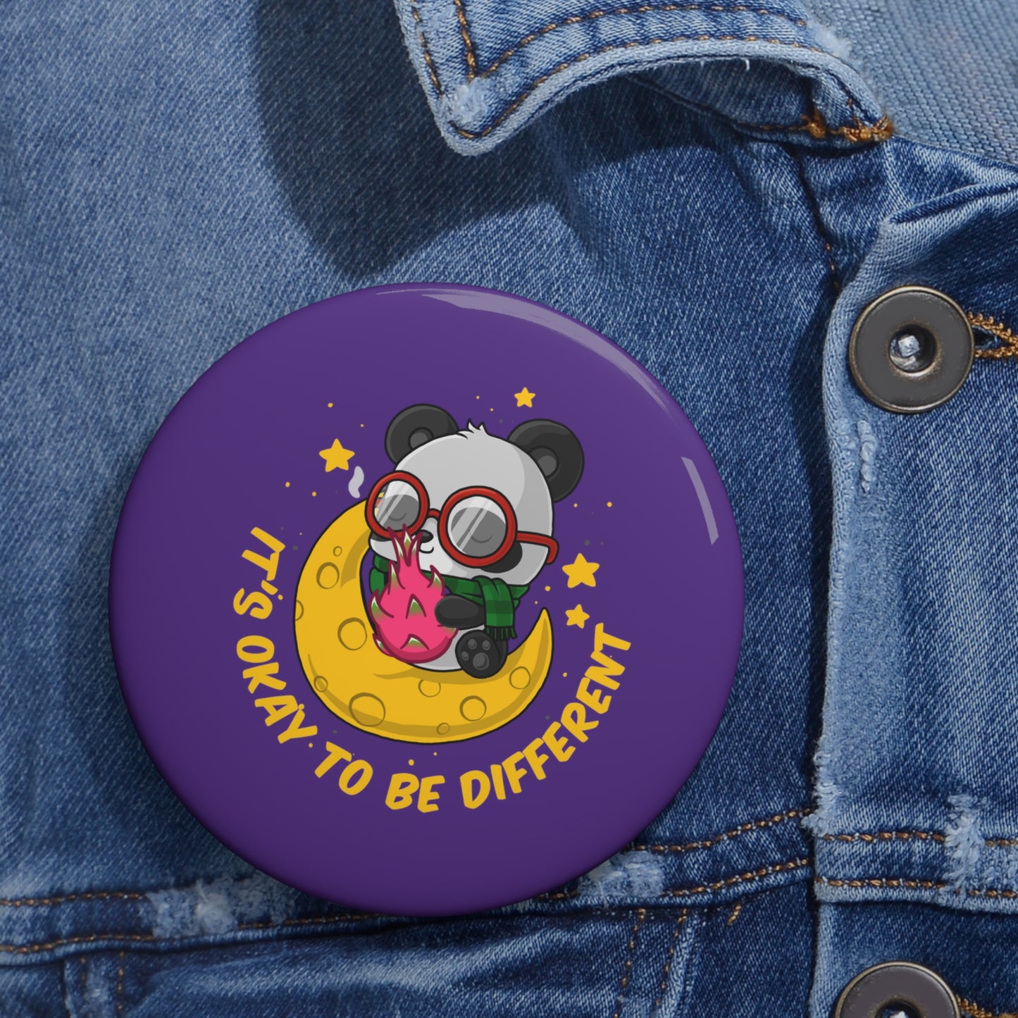It's Okay To Be Different - Custom Pin Buttons