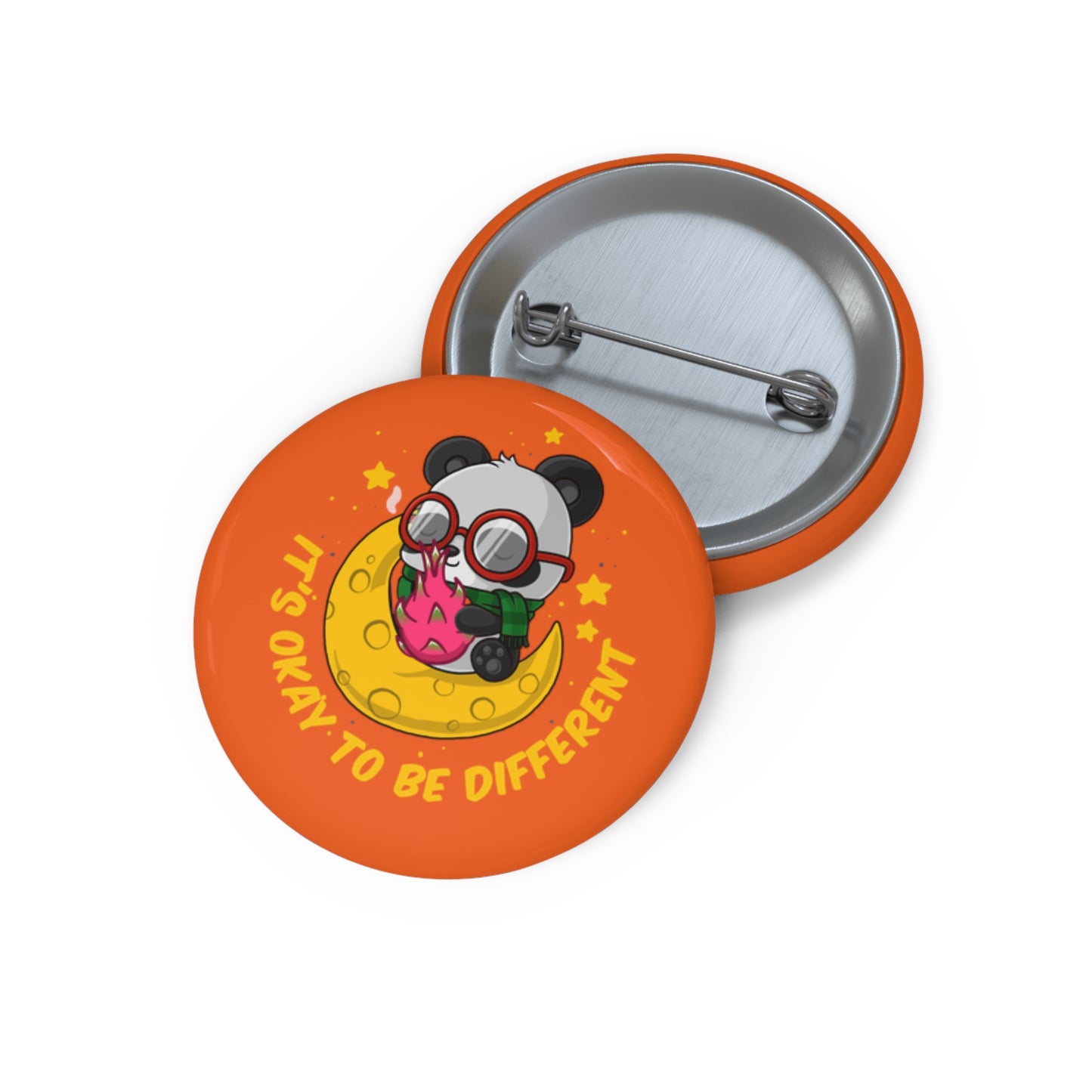 It's Okay To Be Different - Custom Pin Buttons