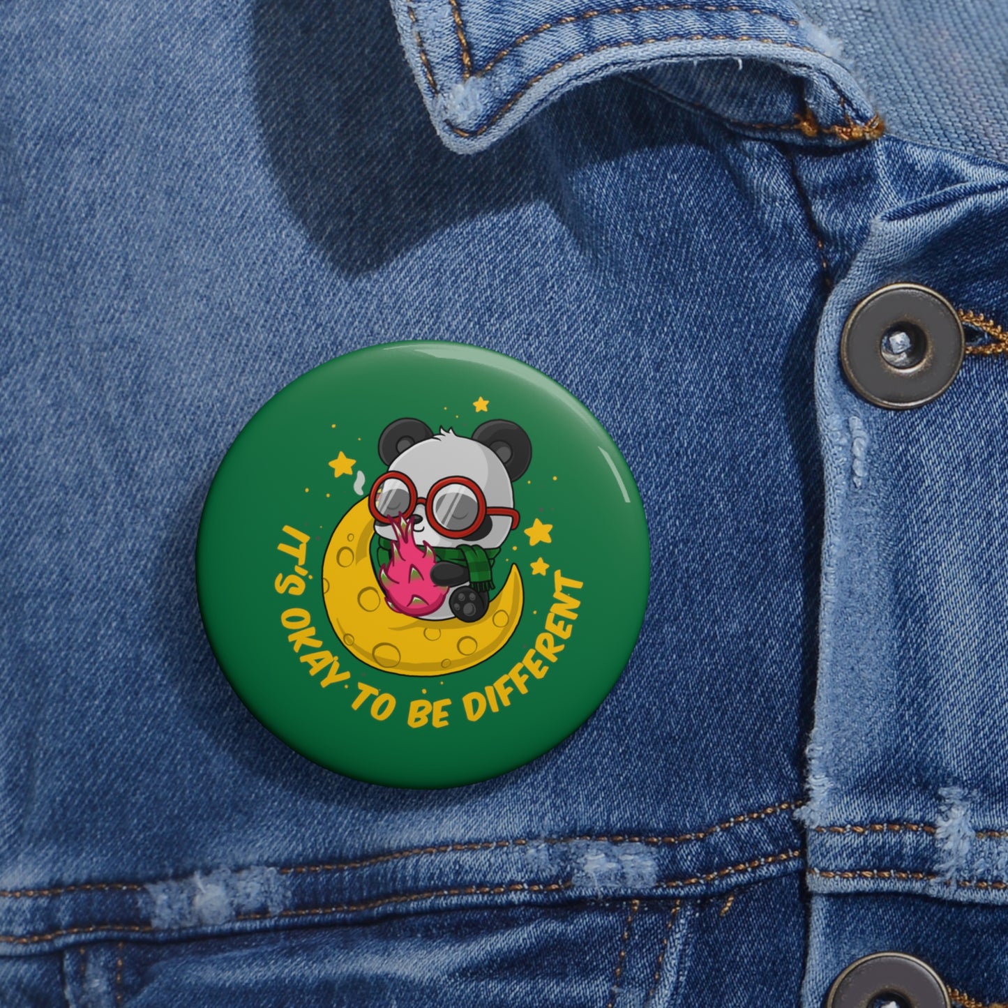 It's Okay To Be Different - Custom Pin Buttons
