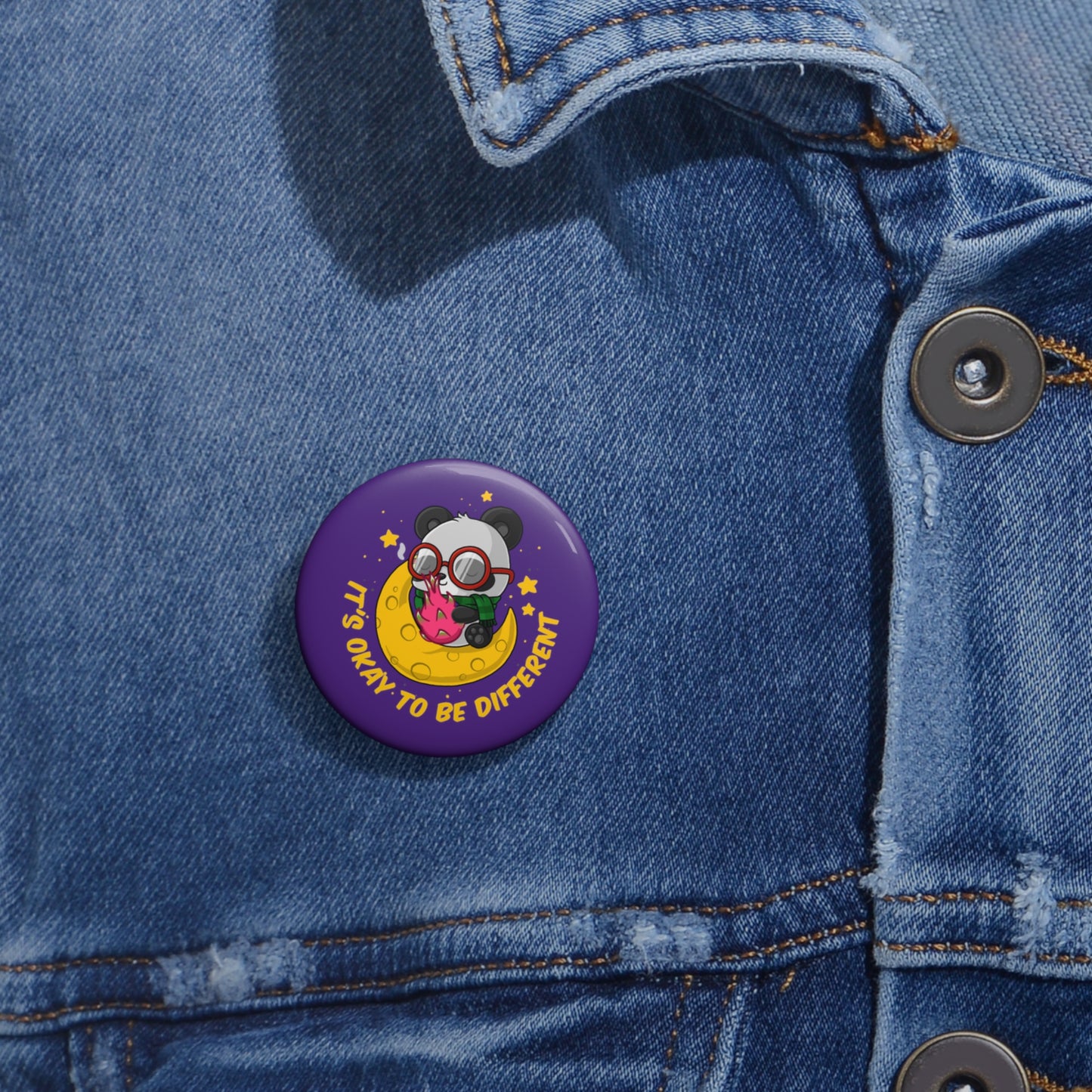 It's Okay To Be Different - Custom Pin Buttons