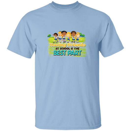 Friends At School - G500B Youth 5.3 oz 100% Cotton T-Shirt