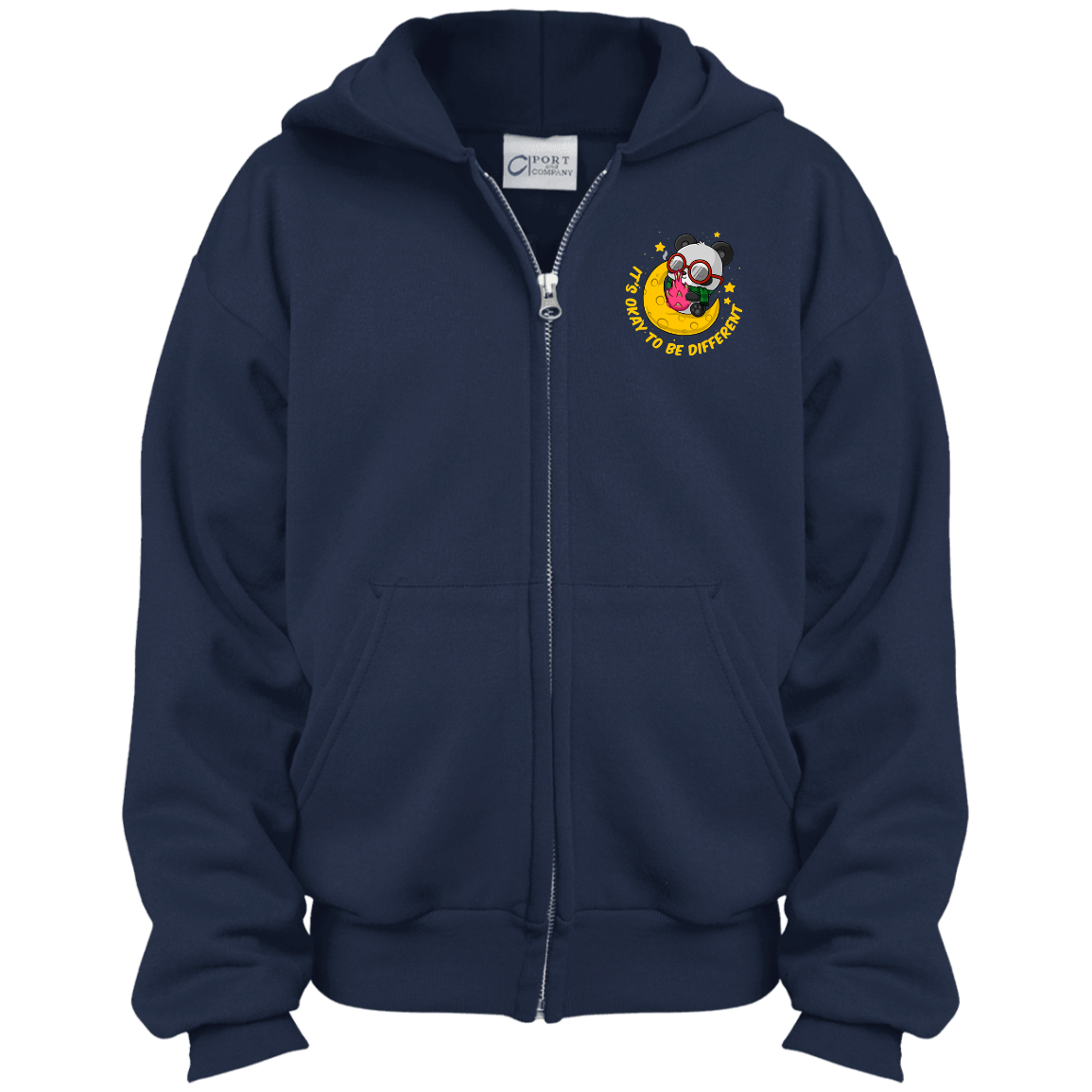 It's Okay To Be Different - PC90YZH Youth Full Zip Hoodie