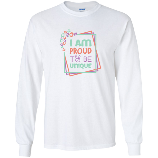 Proud To Be Unique - G540B Youth LS T-Shirt