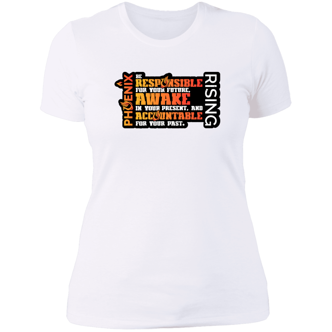 Responsible Awake Accountable - NL3900 Ladies' Boyfriend T-Shirt