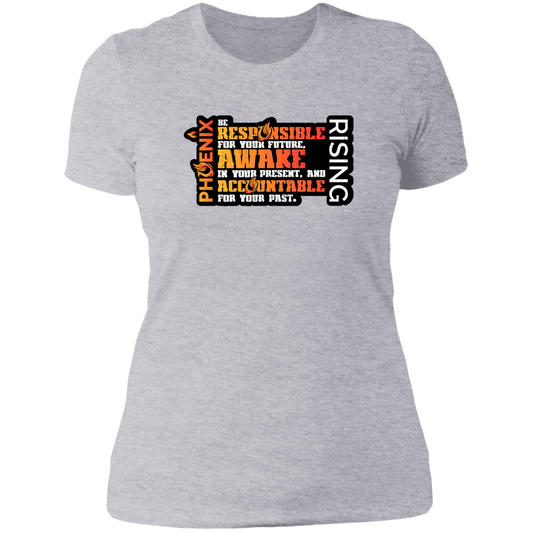 Responsible Awake Accountable - NL3900 Ladies' Boyfriend T-Shirt