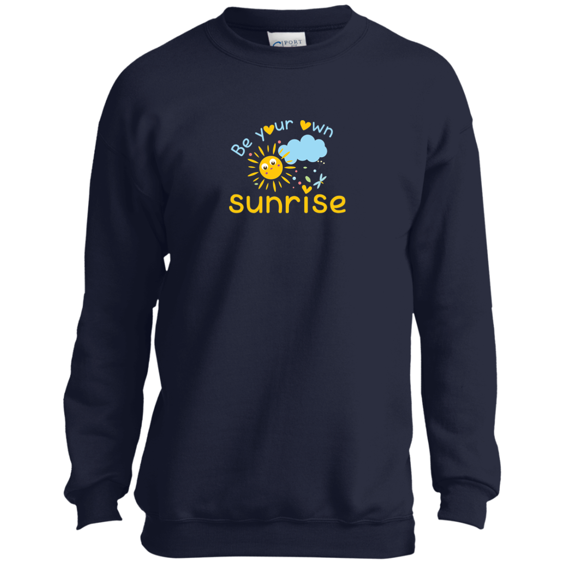 Be Your Own Sunrise - PC90Y Youth Crewneck Sweatshirt