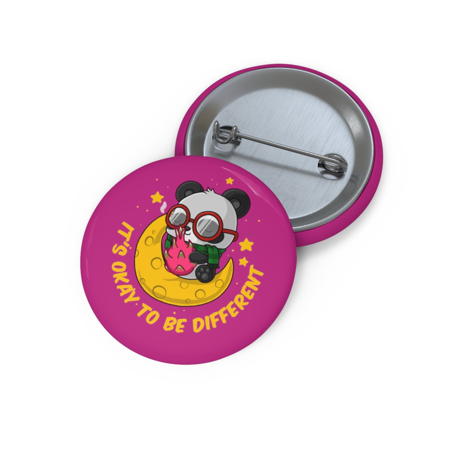 It's Okay To Be Different - Custom Pin Buttons