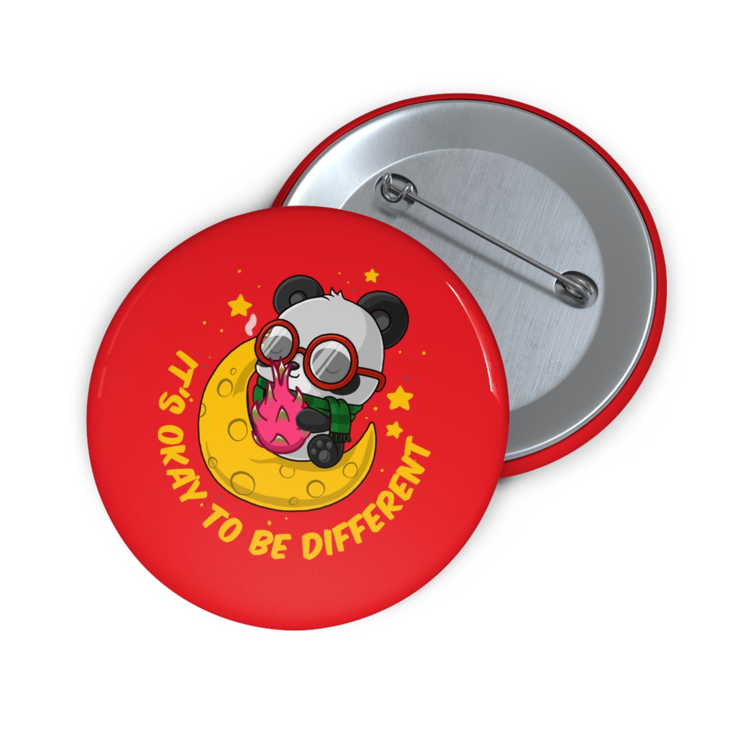 It's Okay To Be Different - Custom Pin Buttons