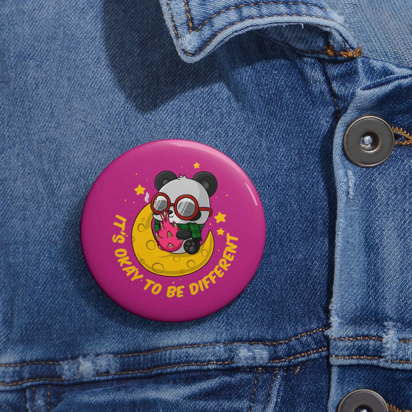 It's Okay To Be Different - Custom Pin Buttons