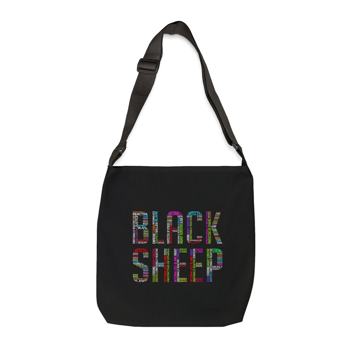 Black Sheep Attributes - Adjustable Tote Bag (AOP)
