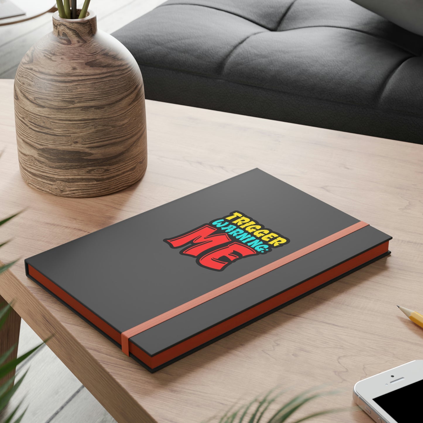 Trigger Warning - Color Contrast Notebook - Ruled